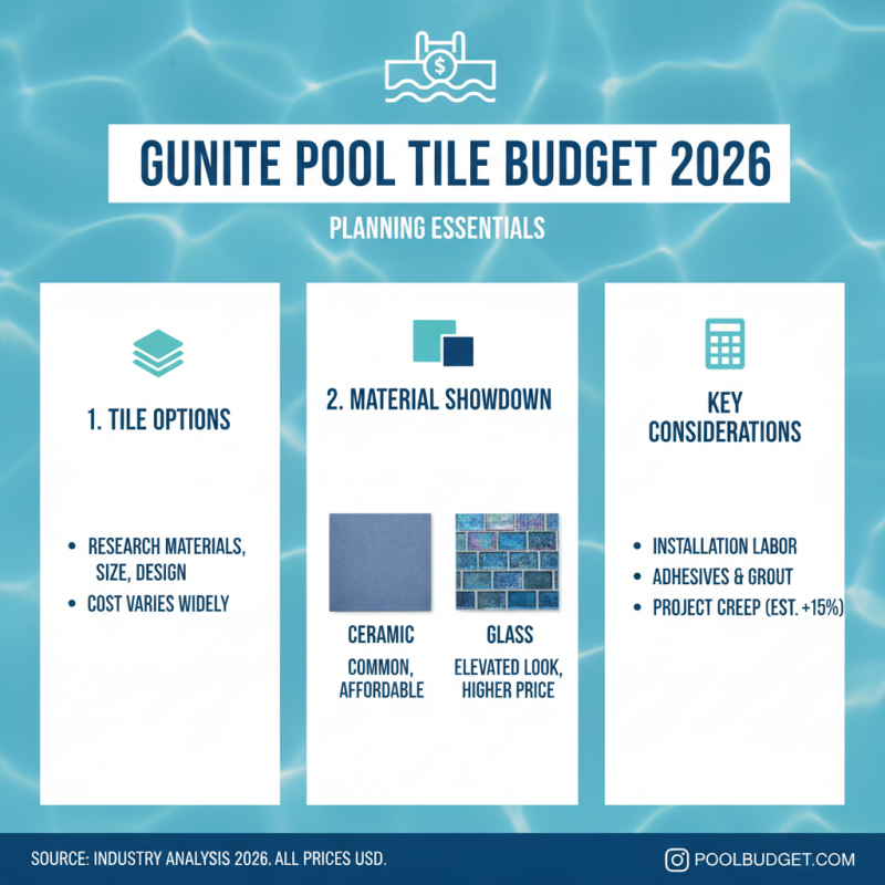 Top Gunite Pool Tile Options for 2026 What to Know?