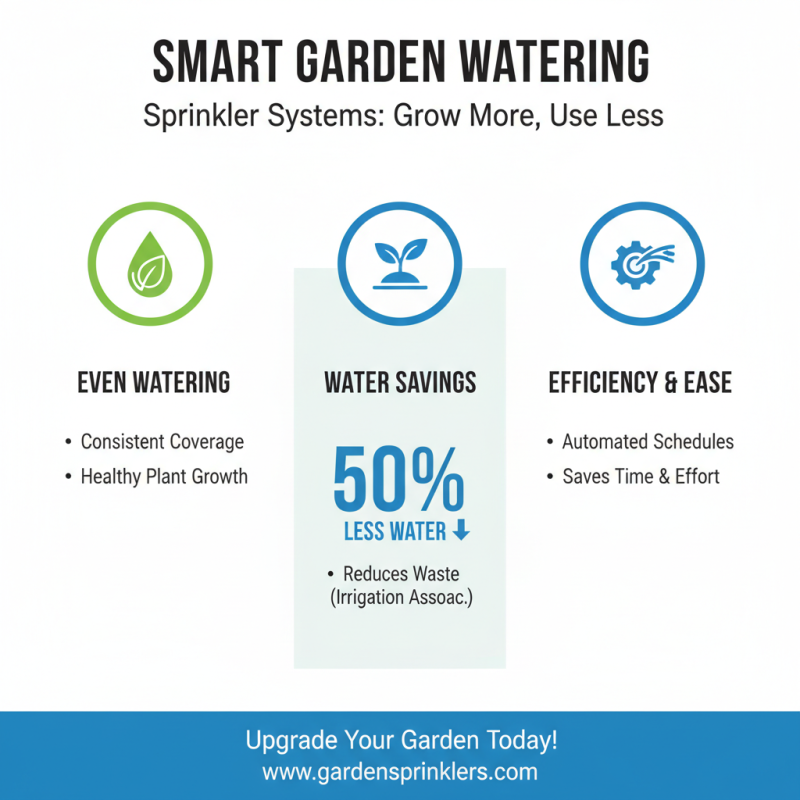 Best Garden Sprinkler Systems for Efficient Watering Solutions?