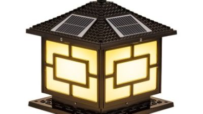 New Chinese Style Led Pointed Tile Cover With Chinese Characters For Outdoor Waterproof Solar Column Headlights (1).jpg