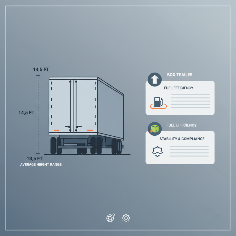 How to Determine the Height of a High Quality Wholesale Semi Box Trailer?