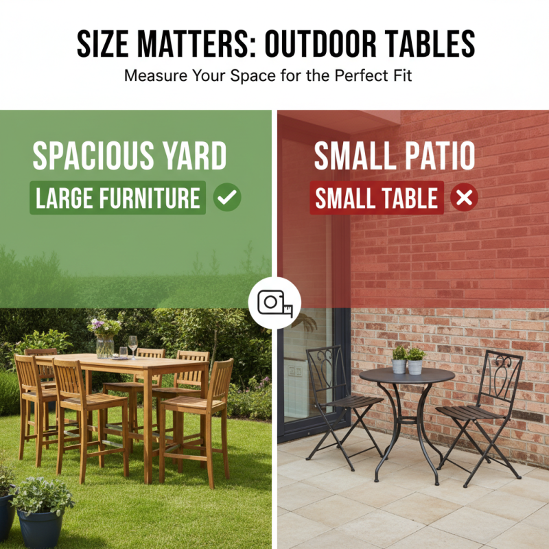 How to Choose the Best Bar Outdoor Table for Your Space?