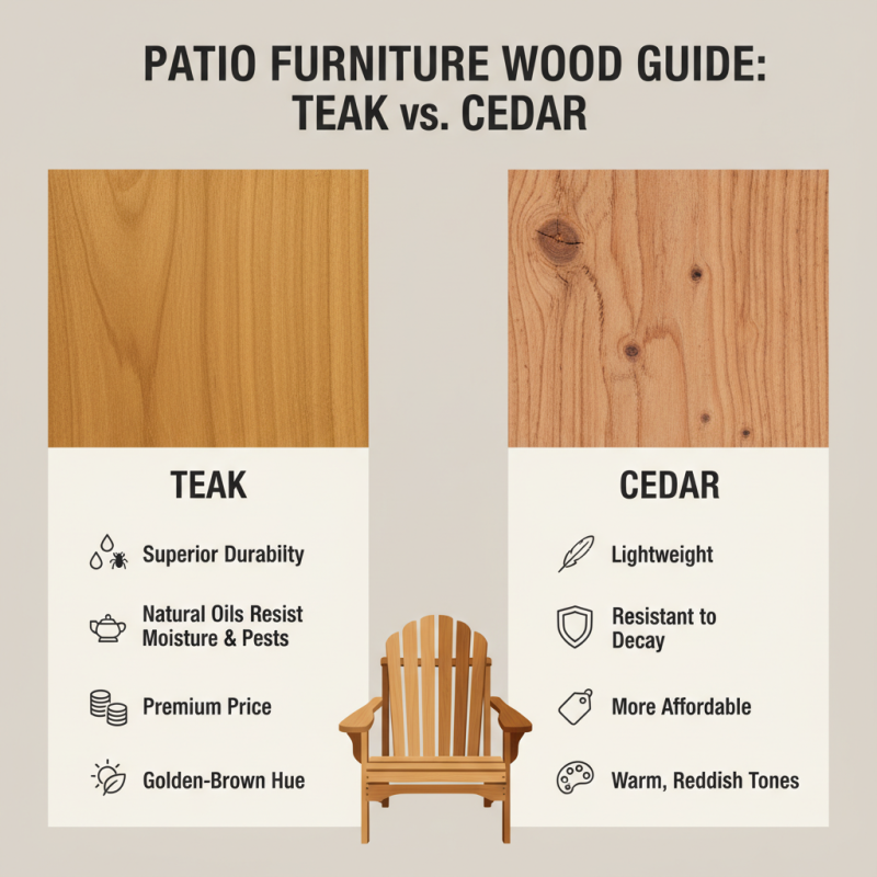 How to Choose the Best Wood Patio Furniture for Your Home?
