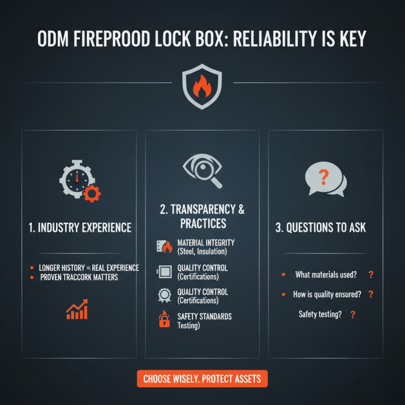 Why Choose an ODM OEM Metal Fireproof Lock Box Manufacturer?