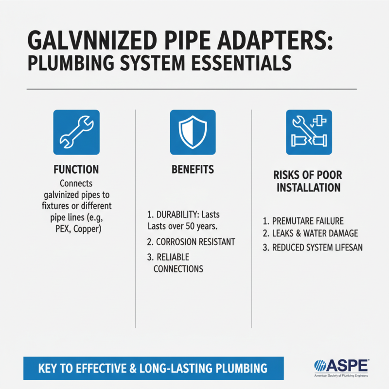 Galvanized Pipe Adapter Tips for Optimal Plumbing Solutions?