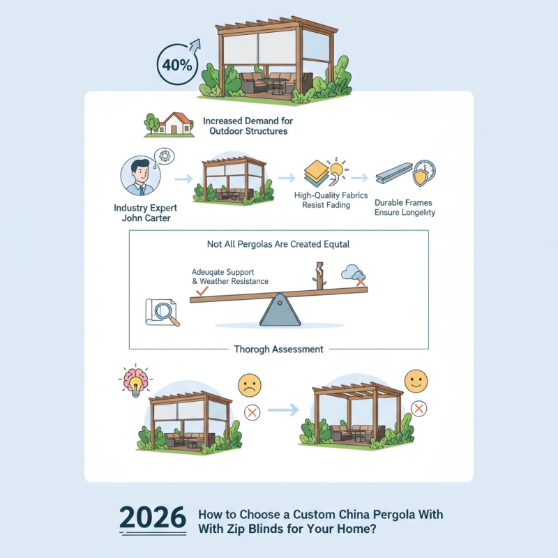 2026 How to Choose a Custom China Pergola With Zip Blinds for Your Home?