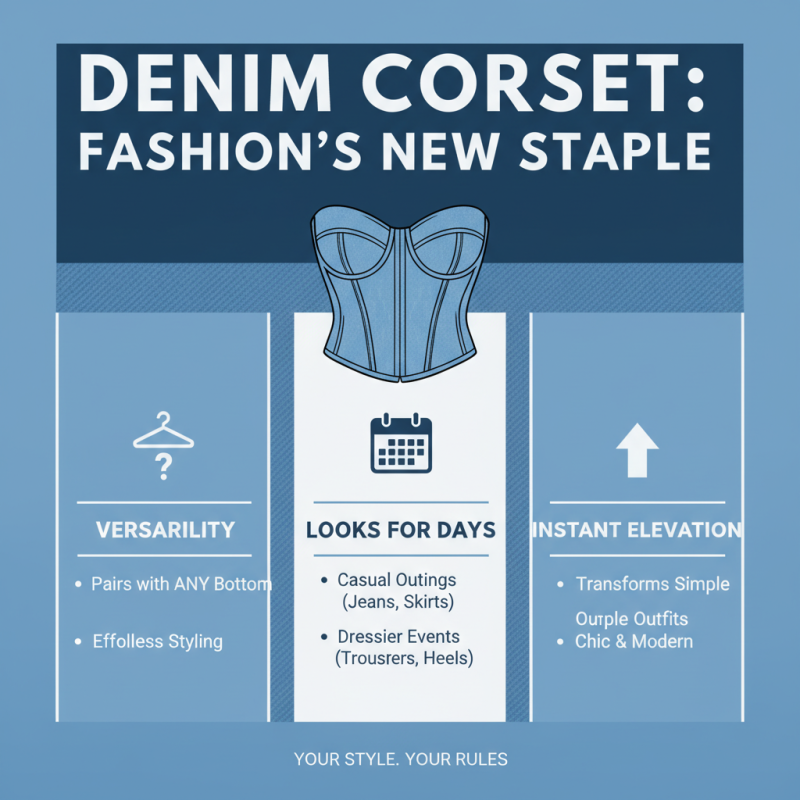 Why Choose a Denim Corset Top for Your Wardrobe?