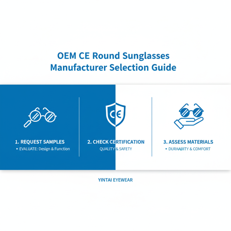 How to Choose the Right OEM CE Certification Round Sunglasses Manufacturer?