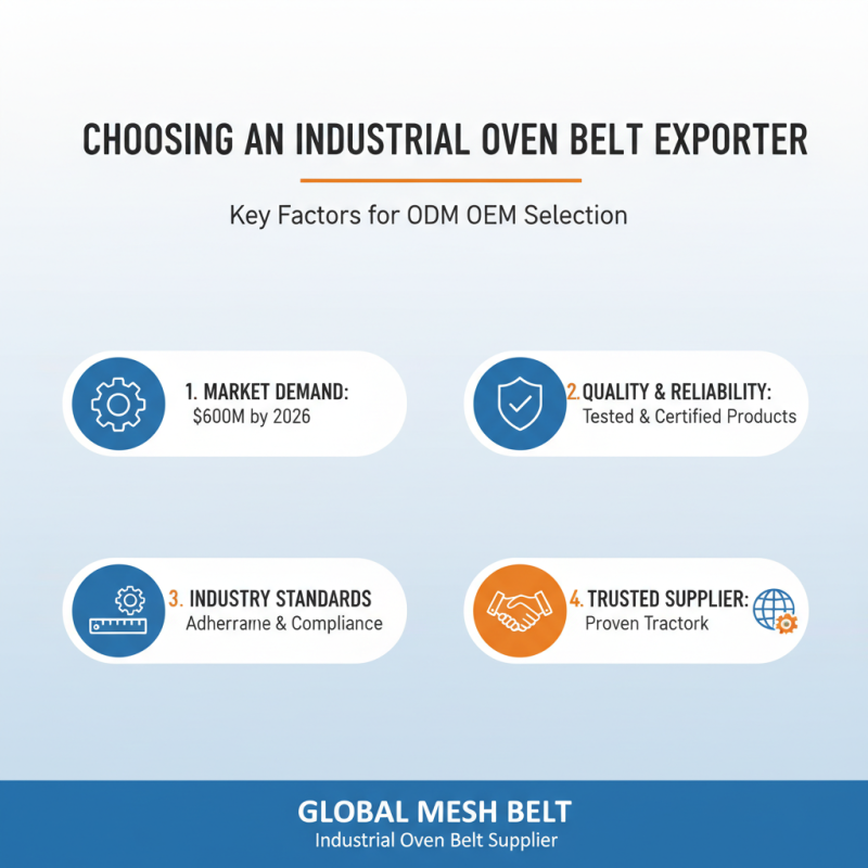 2026 How to Choose the Right ODM OEM Industrial Oven Belt Exporters?