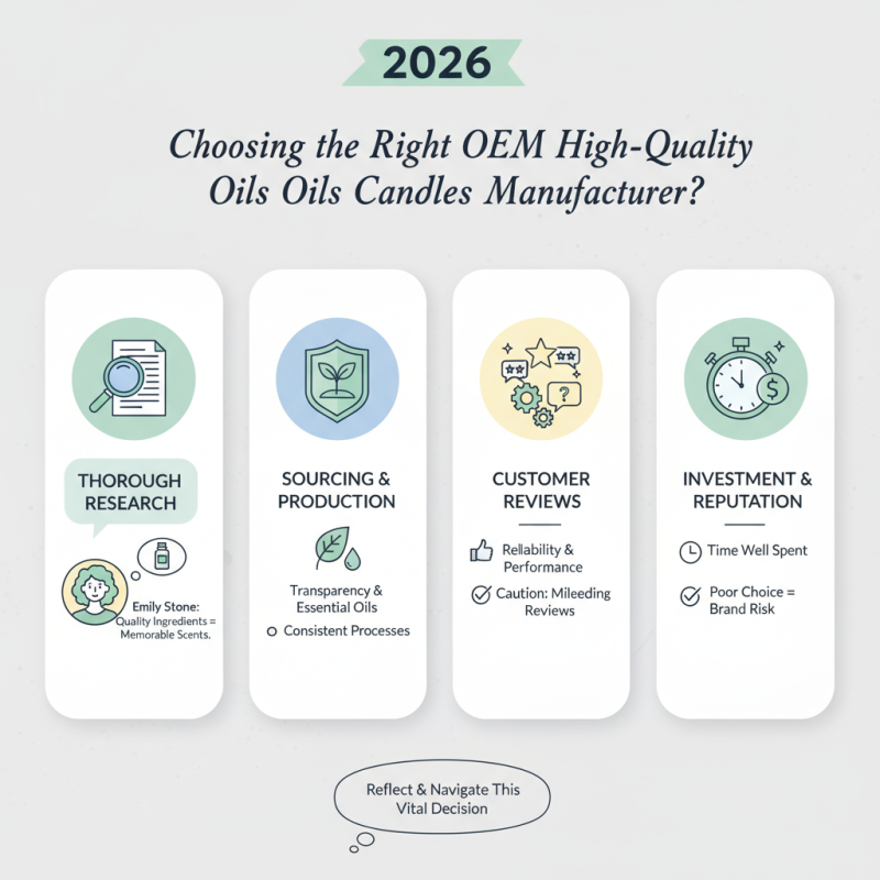 2026 How to Choose the Right OEM High-Quality Oils Candles Manufacturer?