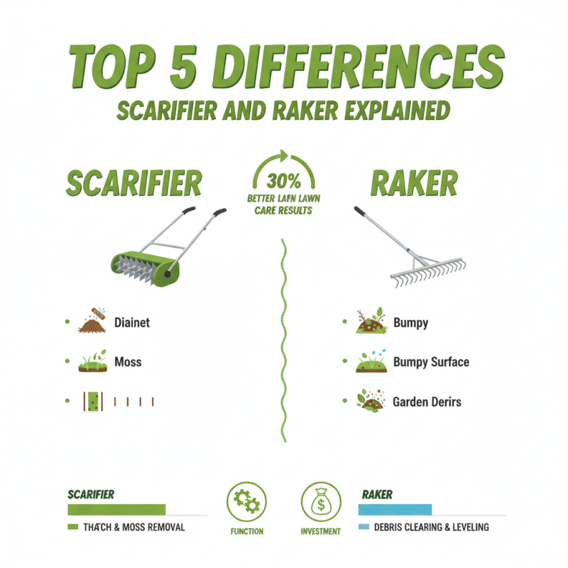 Top 5 Differences Between Scarifier and Raker Explained?