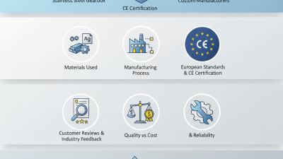How to Choose CE Certification Custom Stainless Steel Gearbox Manufacturers?