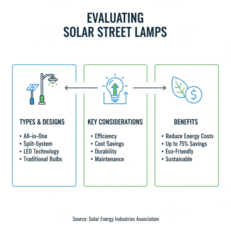 How to Choose the Best Solar Street Lamps for Your Needs?