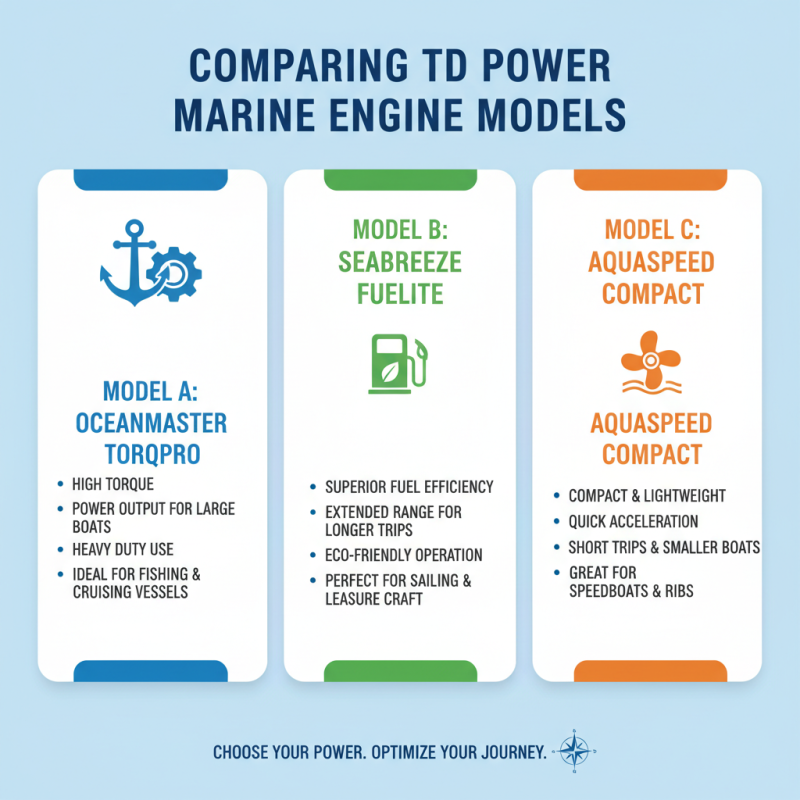 How to Choose the Right TD Power Marine Engine for Your Boat?