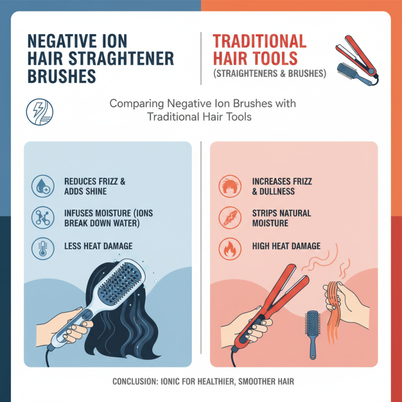 What Are the Benefits of Negative Ions Hair Straightener Brushes?