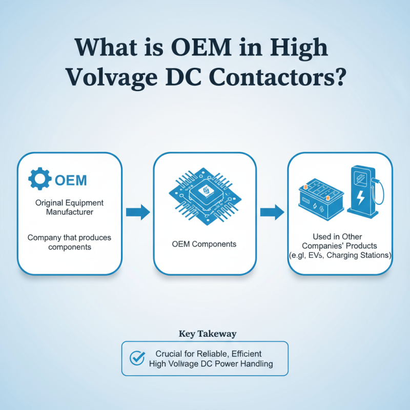 What is OEM China High Voltage DC Contactor Factory?