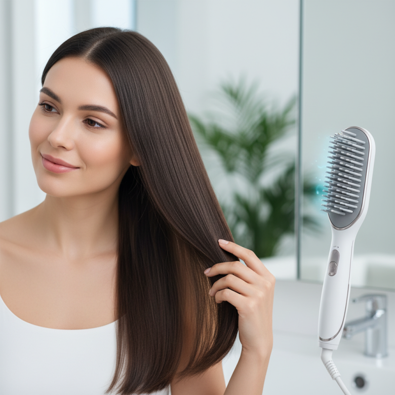 What Are the Benefits of Negative Ions Hair Straightener Brushes?