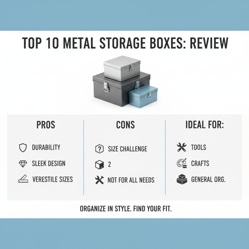 Top 10 Metal Storage Boxes for Organizing Your Space?