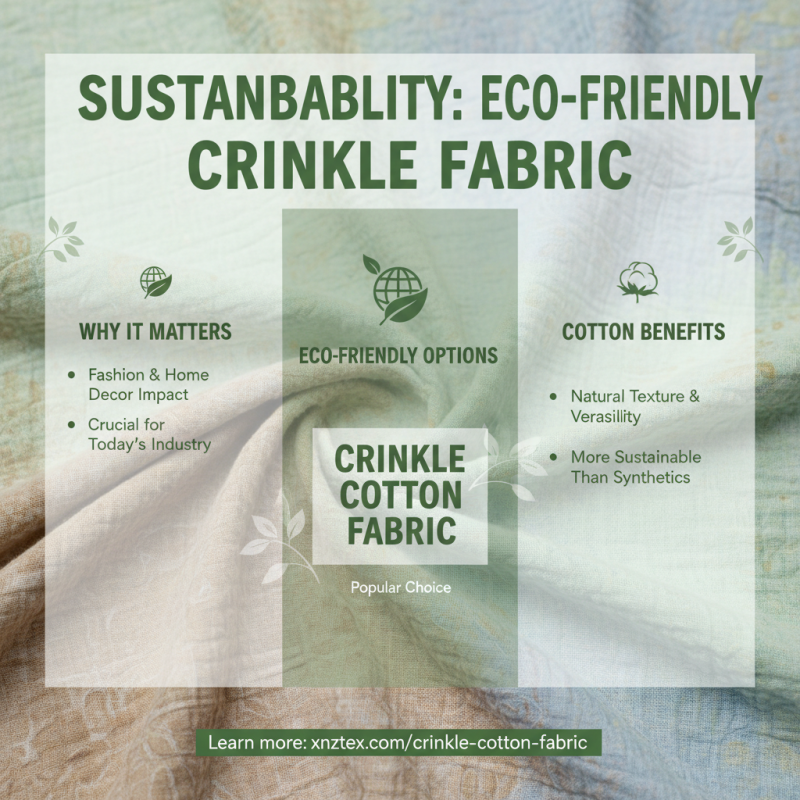 How to Source China Wholesale Crinkle Fabric for Fashion and Home Decor?