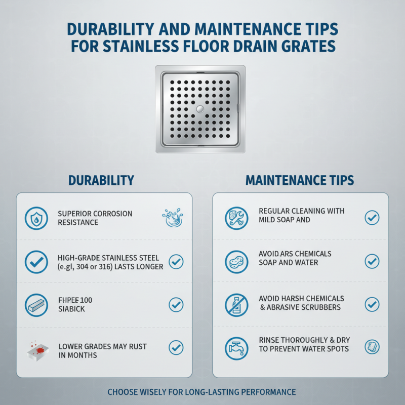 10 Essential Tips for Choosing Stainless Floor Drain Grate?