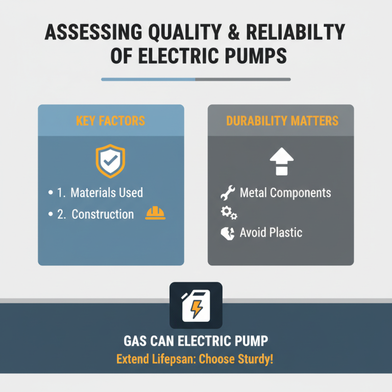 How to Choose the Best Wholesale Electric Pump Gas Products for Your Needs