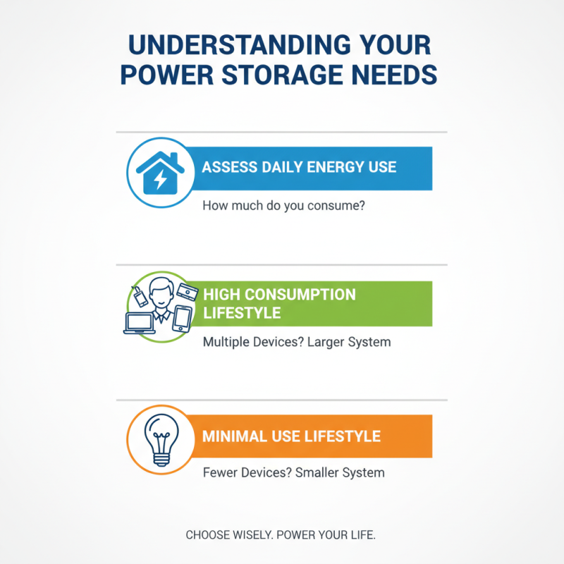 How to Choose the Right Power Storage Systems for Your Needs?