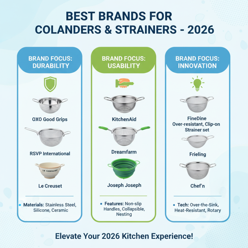 2026 Best Colander Strainer for Cooking and Kitchen Use?