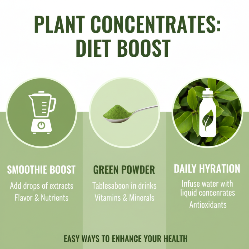 How to Use Plant Concentrate for Maximum Health Benefits?
