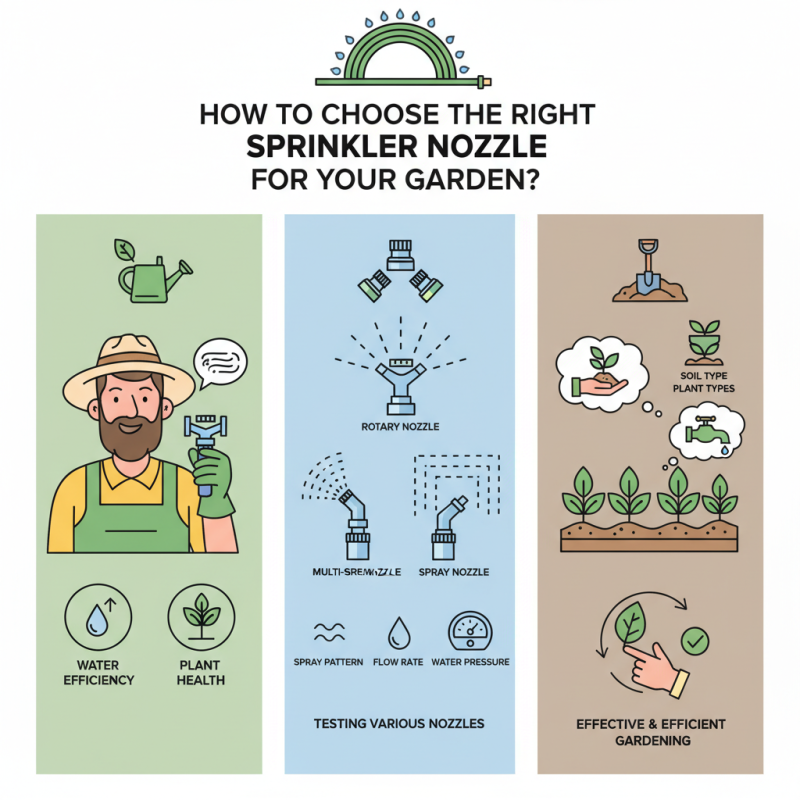How to Choose the Right Sprinkler Nozzle for Your Garden?