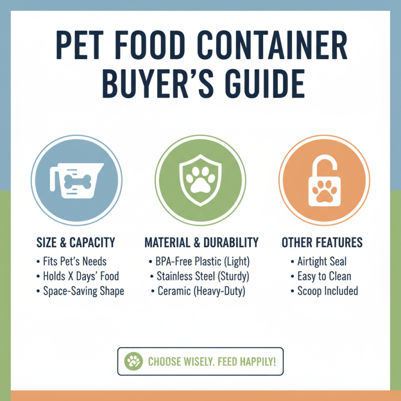 How to Choose the Best Pet Food Container for Your Pets?
