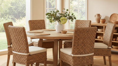 Why Choose High-Quality Wholesale Wicker Rattan Dining Chairs for Your Home?