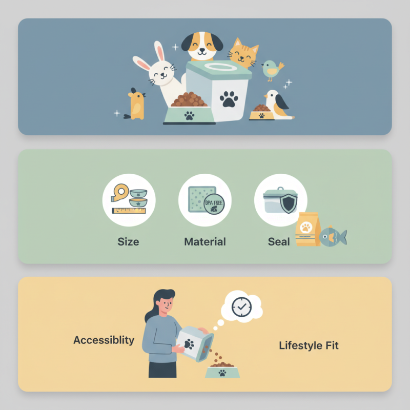 How to Choose the Best Pet Food Container for Your Pets?