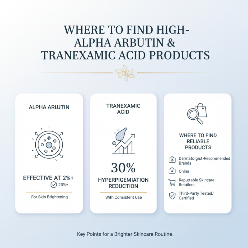 High Quality Tips on Using Alpha Arbutin With Tranexamic Acid?