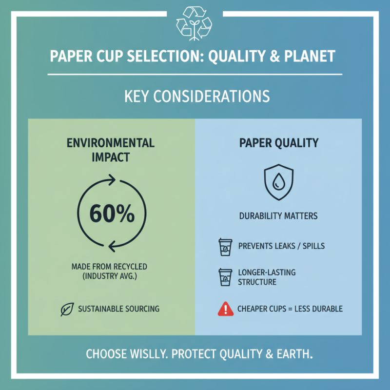 How to Choose the Best Paper Cups for Your Needs?