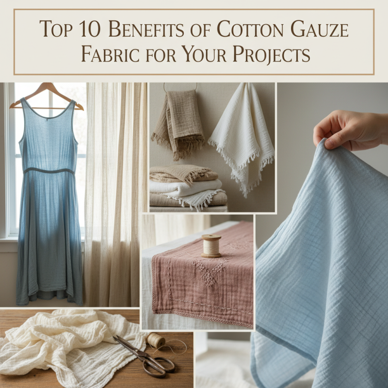 Top 10 Benefits of Cotton Gauze Fabric for Your Projects?