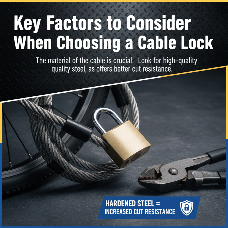 Why Choose Wholesale Best Lock Cable Lock for Your Security Needs?
