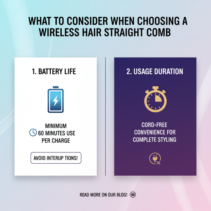 How to Choose the Best Wireless Hair Straight Comb in 2026?