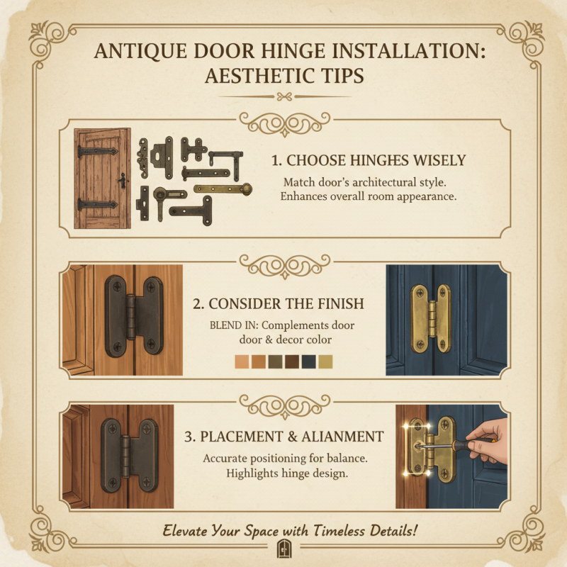 How to Choose Antique Door Hinges for Your Home?
