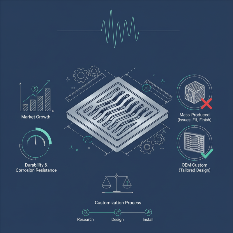 What is an OEM Custom Stainless Floor Drain Grate Product?
