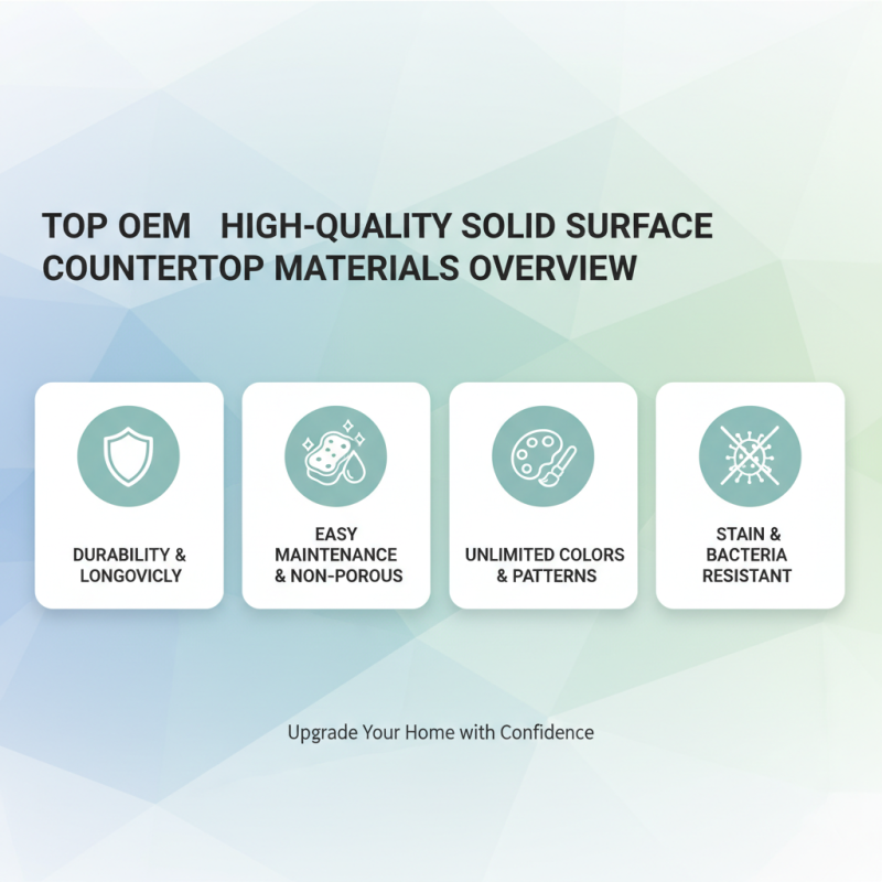 Top OEM High-Quality Solid Surface Countertop Material for Your Home?