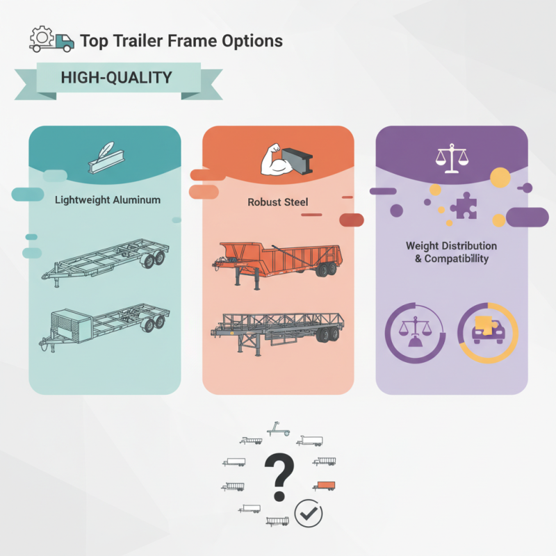 Top Wholesale High-Quality Trailer Frame Options for Your Needs?