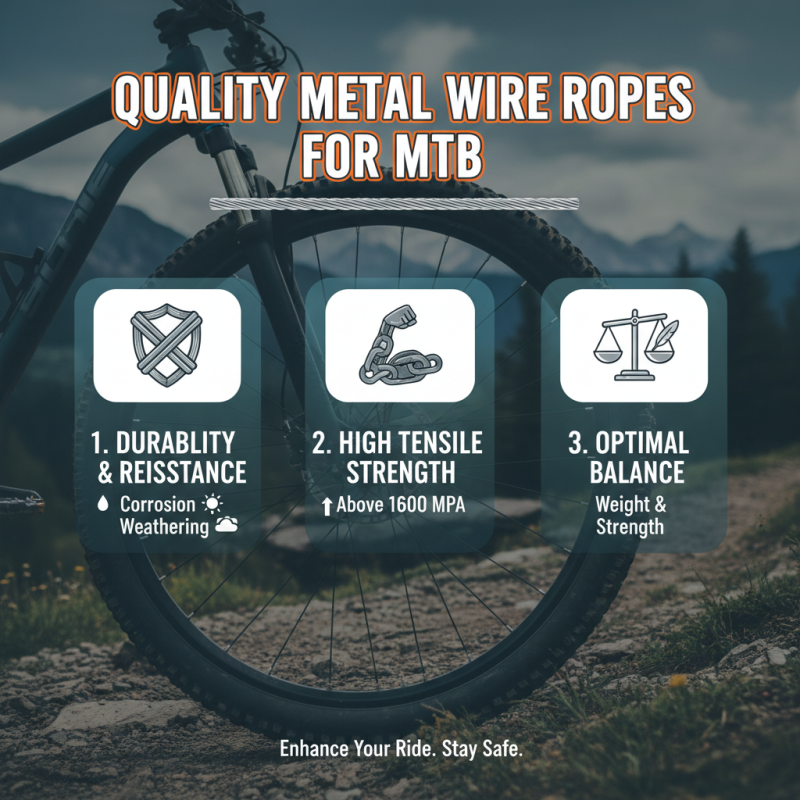 2026 Best Mtb Metal Wire Rope for Mountain Biking Gear?