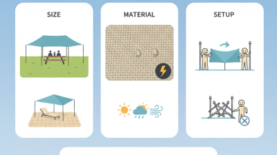 How to Choose the Best Tarp Shade Canopy for Your Needs?