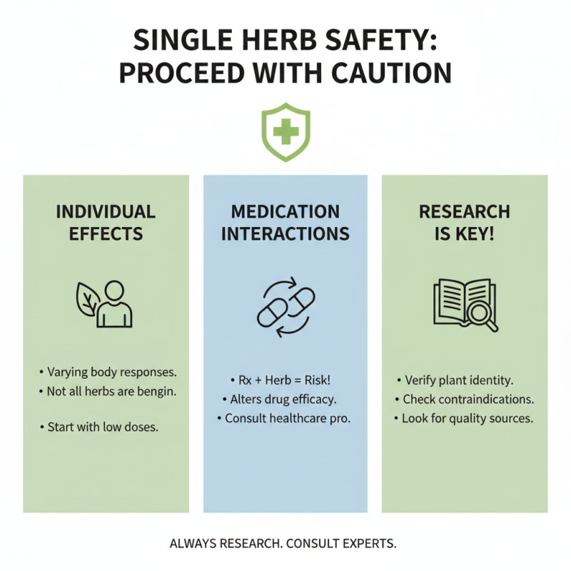How to Use Single Herbs for Natural Healing Benefits?