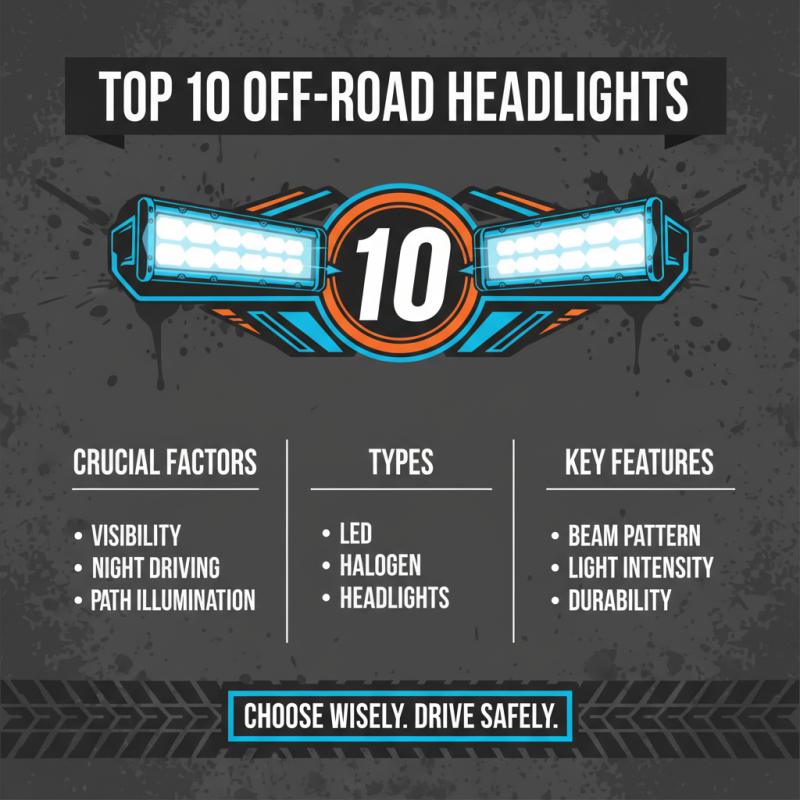 Top 10 Off Road Headlights for Ultimate Night Driving Performance?