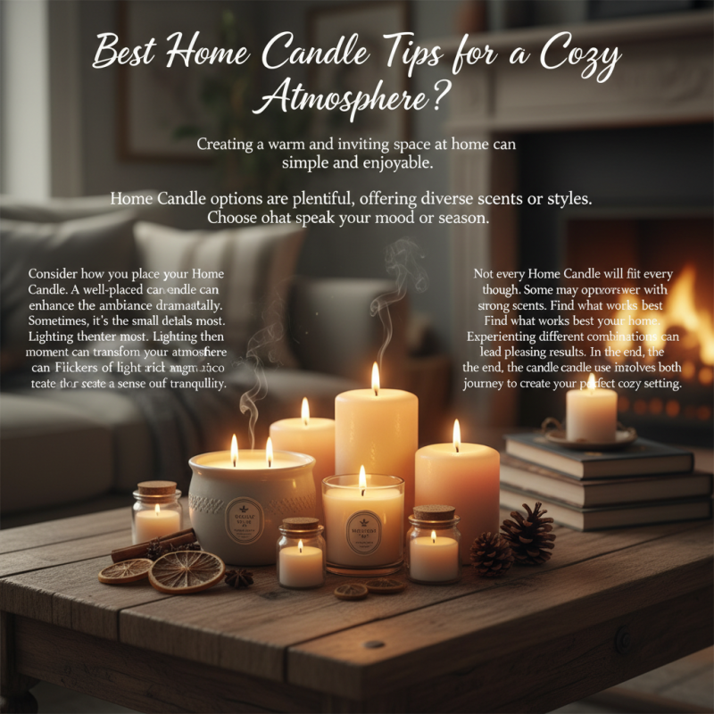 Best Home Candle Tips for a Cozy Atmosphere?