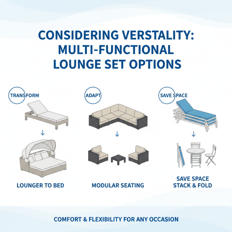 2026 How to Choose Custom Poolside Lounge Sets for Comfort?