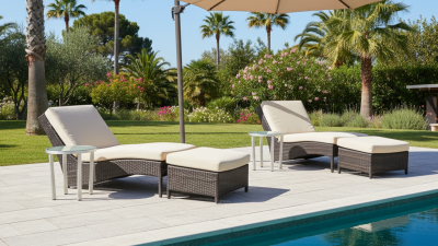 2026 How to Choose Custom Poolside Lounge Sets for Comfort?