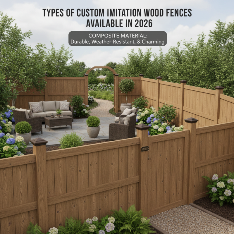2026 Best Charming Custom Imitation Wood Fence Options for Your Home?