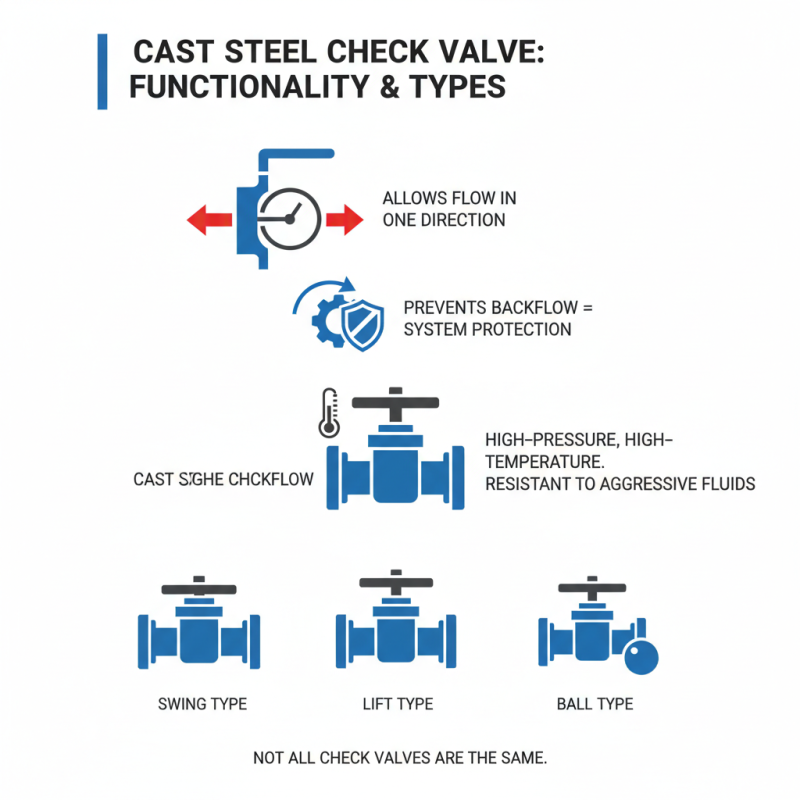 How to Choose the Right Cast Steel Check Valve for Your Needs?