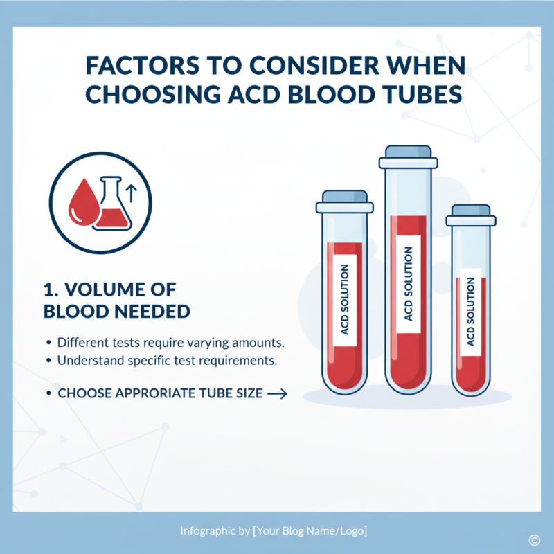How to Choose the Right Acd Blood Tubes for Testing?